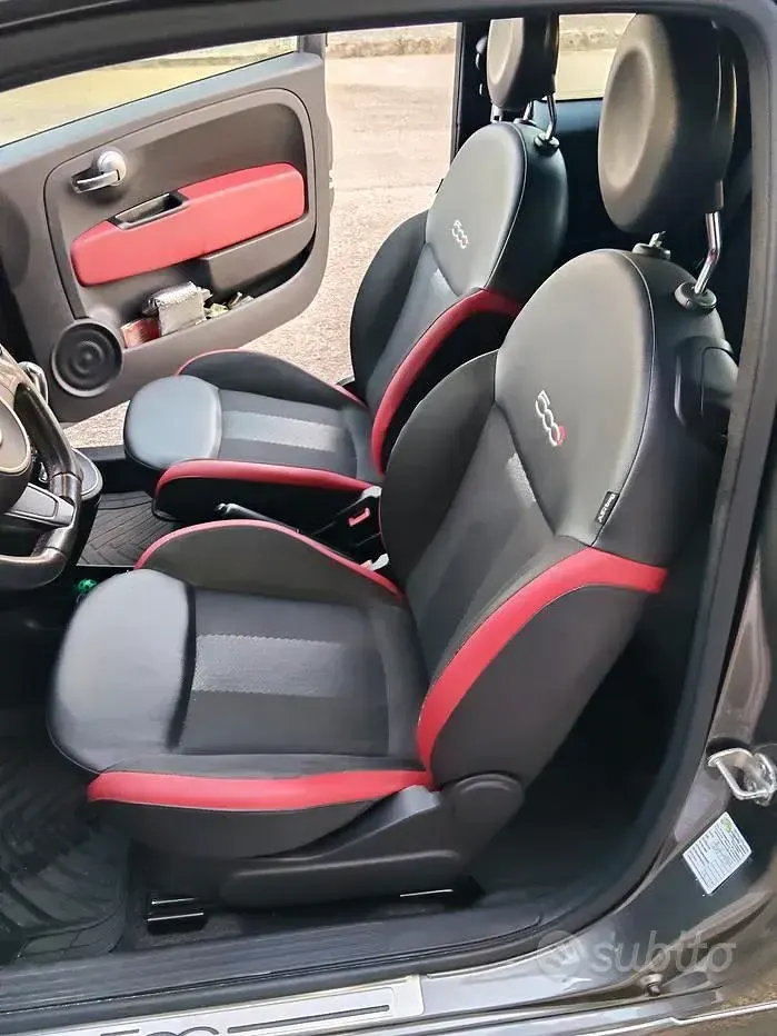Usata Fiat 500 Sport 69 CV (50 kW) 2015 Grigio Cabrio