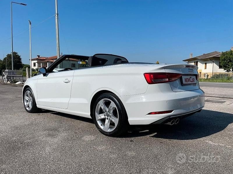 Usata Audi A3 Cabriolet Sport 150 CV (110 kW) 2017 Bianco Cabrio