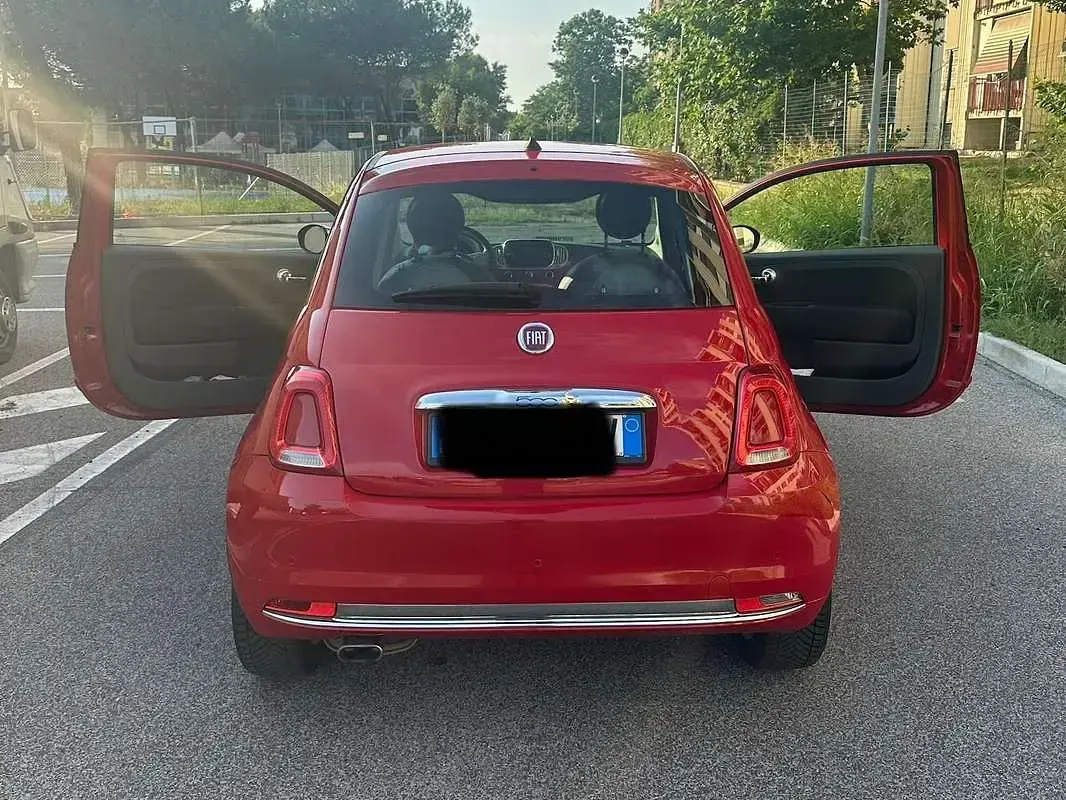 Usata Fiat 500 Lounge 94 CV (69 kW) 2018 Rosso Utilitaria