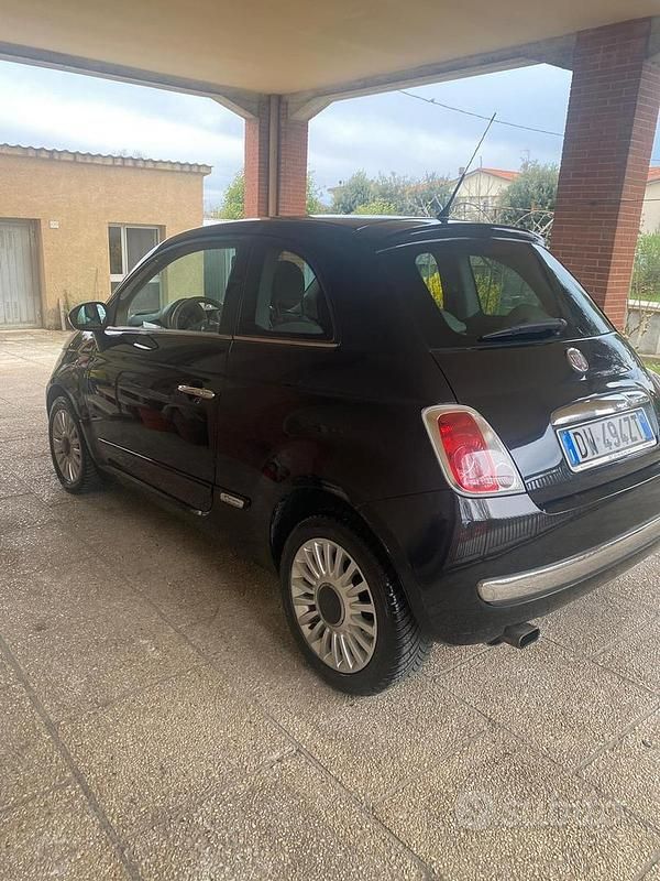 Usata Fiat 500 2009 Nero Cabrio