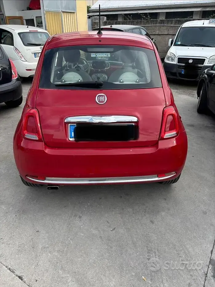 Usata Fiat 500 Lounge 69 CV (50 kW) 2019 Rosso Berlina