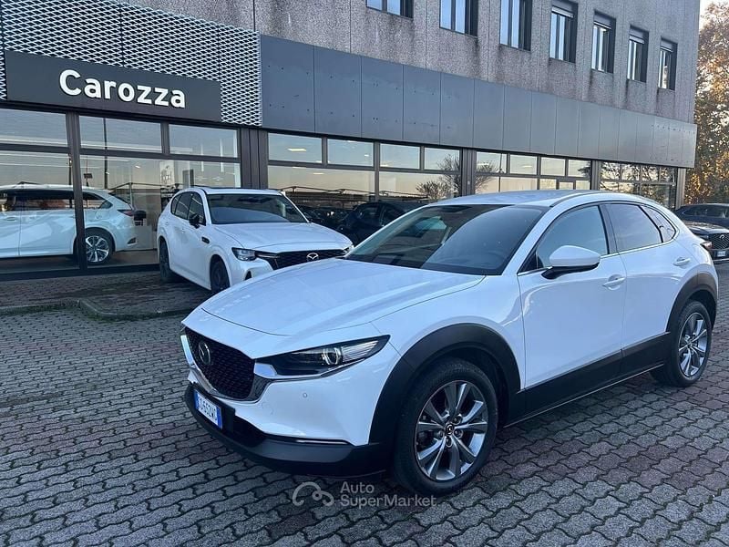 Bianco Usata 2024 Mazda CX-30 Exclusive-Line SUV | 23.500 € (Buon prezzo) - Immagine 1/4