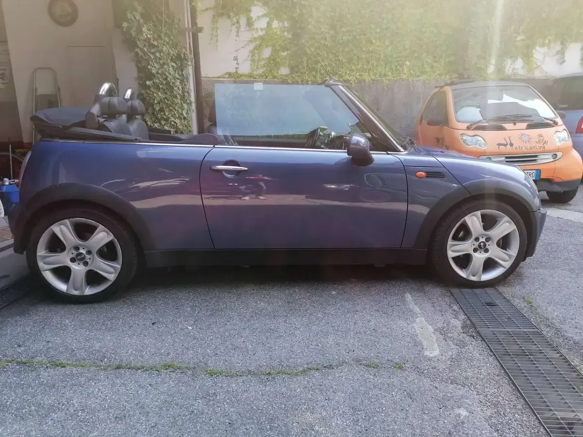Usata Mini Cooper Cabriolet 116 CV (85 kW) 2004 Blu/azzurro Cabrio