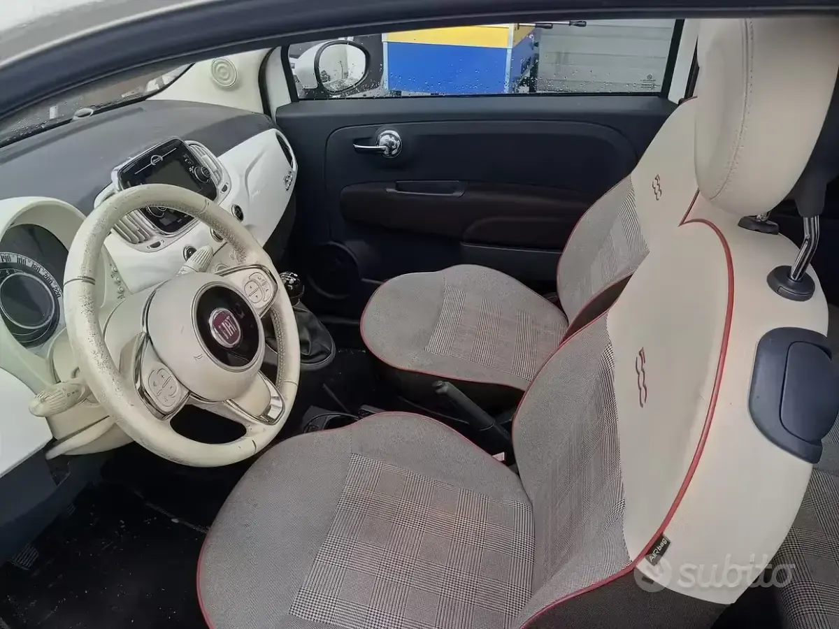 Usata Fiat 500 69 CV (50 kW) 2016 Bianco Berlina