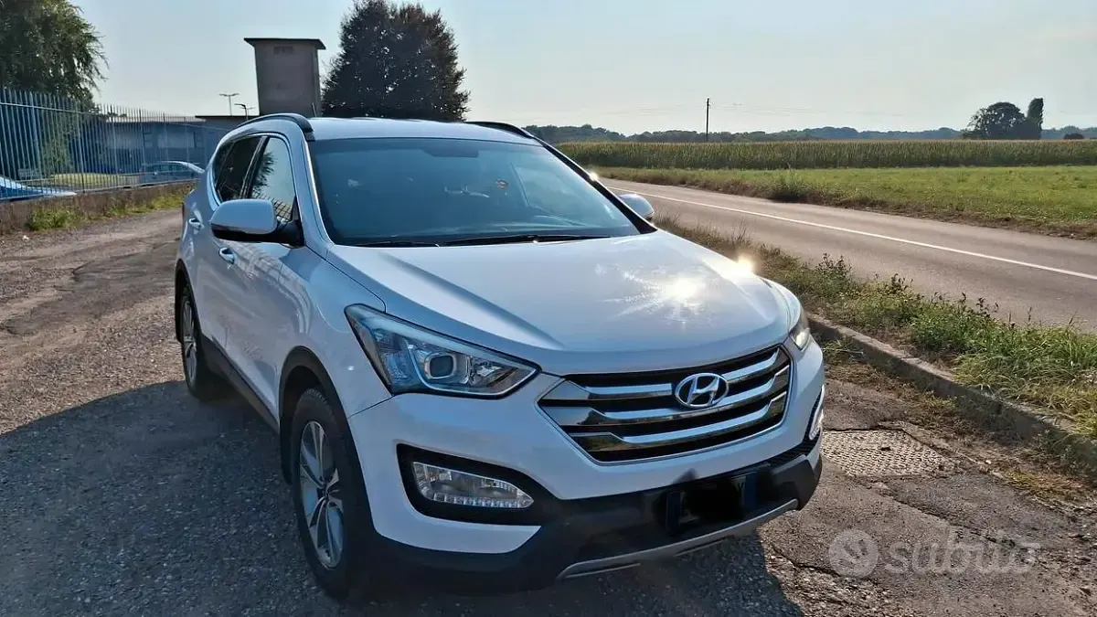 Usata Hyundai Santa Fe Comfort 150 CV (110 kW) 2014 Bianco SUV