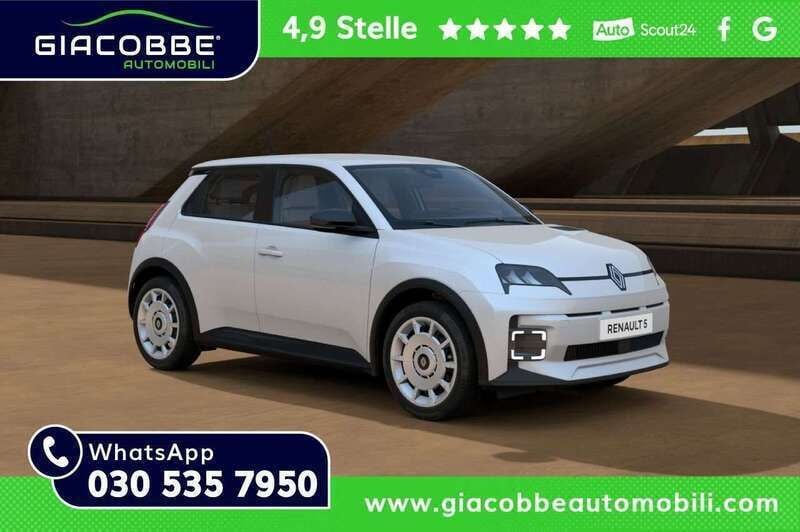 Nuova Renault R5 Evolution 88 kW (120 CV) 2025 Bianco nacre' Utilitaria