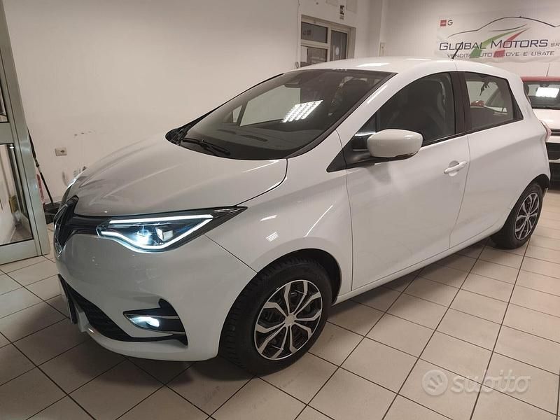 Usata Renault Zoe Zen 80 kW (109 CV) 2021 Bianco Utilitaria