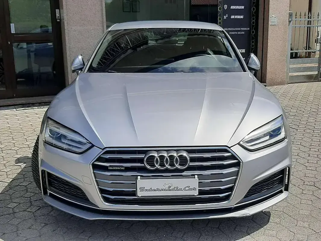 Usata Audi A5 S-Line 286 CV (210 kW) 2018 Argento Coupé