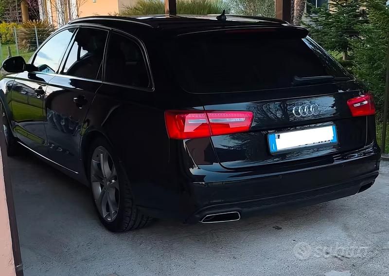 Usata Audi A6 S-Line 177 CV (130 kW) 2013 Nero Station wagon