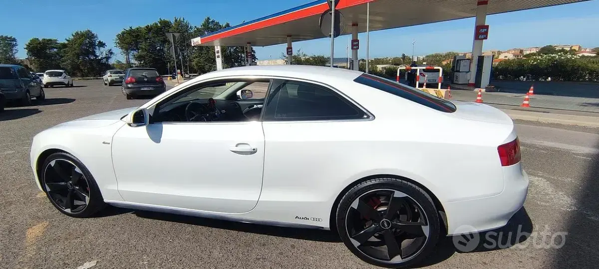 Usata Audi A5 170 CV (125 kW) 2009 Bianco Coupé