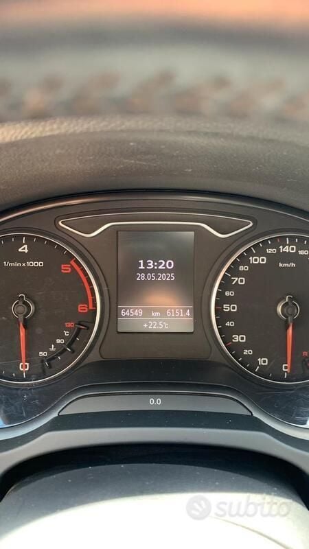 Usata Audi A3 Ambition 105 CV (77 kW) 2014 Bianco Berlina