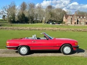 Usata Mercedes SL300 180 CV (132 kW) 1988 Rosso Cabrio