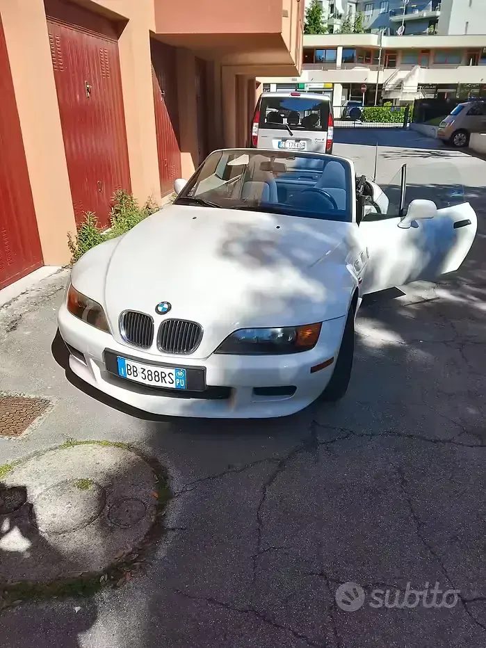 Usata BMW Z3 118 CV (86 kW) 1999 Bianco Cabrio