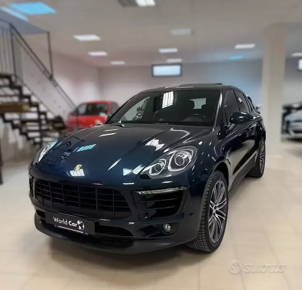 Usata Porsche Macan 250 CV (183 kW) 2015 Blu SUV