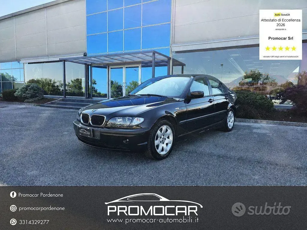 Usata BMW 320 Efficient Dynamics 150 CV (110 kW) 2004 Nero Berlina