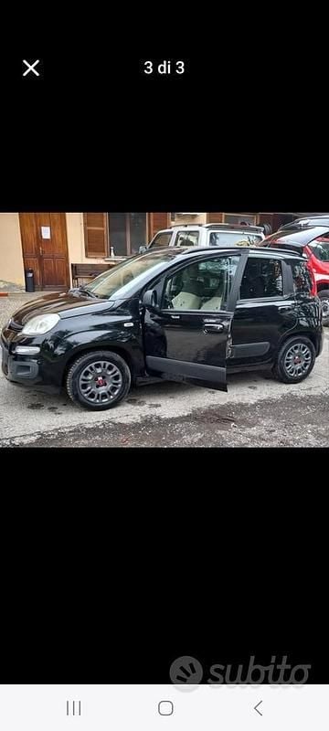 Usata Fiat Panda 2013 Nero Utilitaria