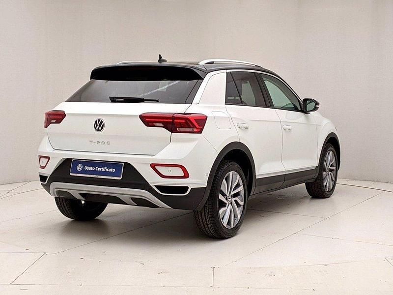 Usata VW T-Roc Style 150 CV (110 kW) 2022 Pure white nero SUV