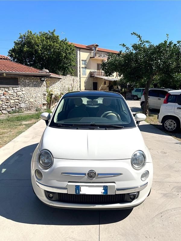Usata Fiat 500 75 CV (55 kW) 2008 Bianco Berlina