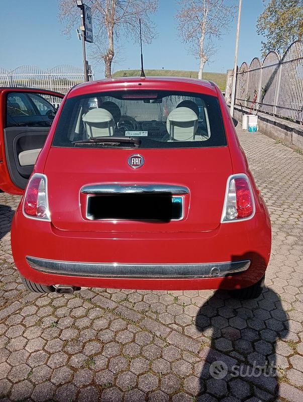 Usata Fiat 500 69 CV (50 kW) 2010 Rosso