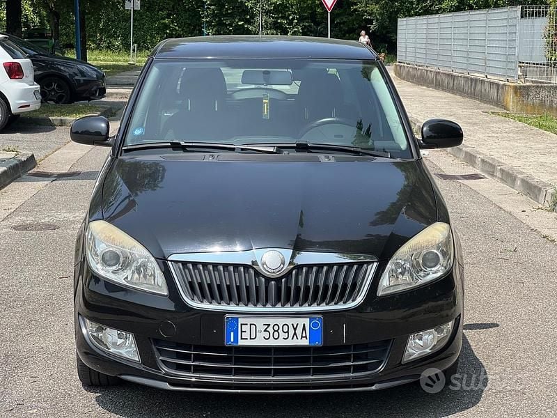 Usata Skoda Fabia 75 CV (55 kW) 2010 Nero Berlina