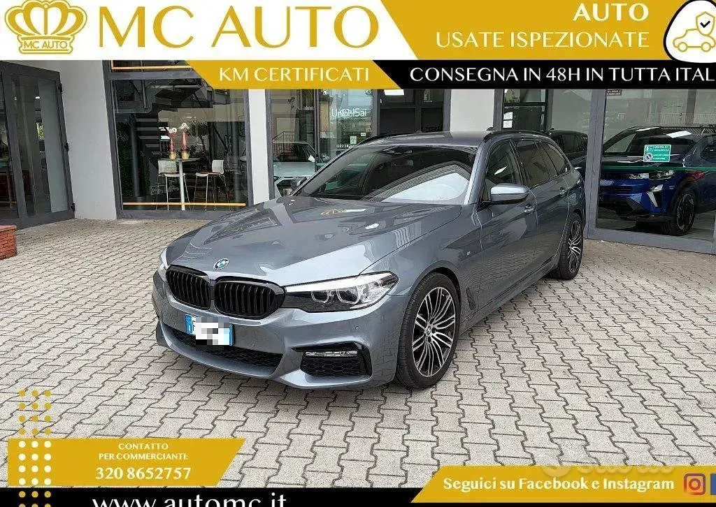 Usata BMW 520 M Sport 190 CV (139 kW) 2018 Grigio scuro Station wagon