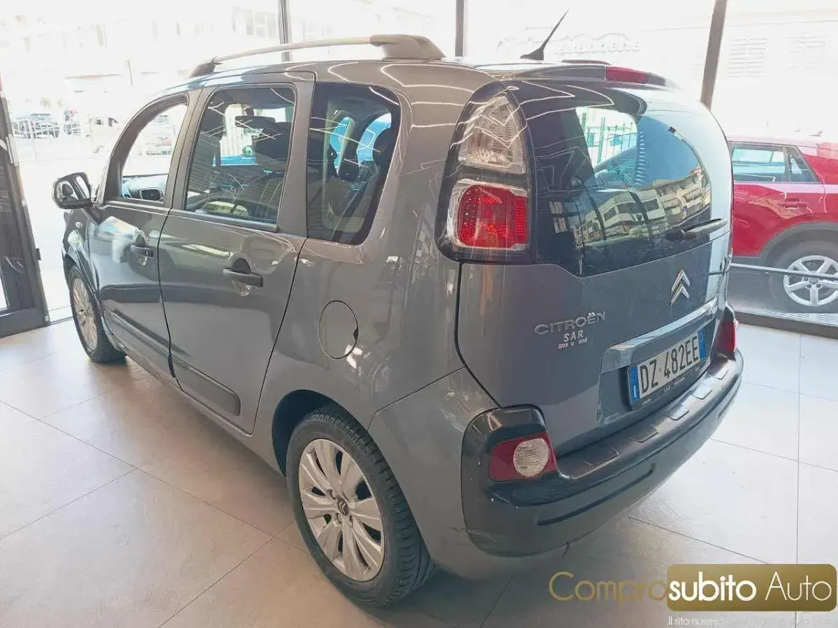 Usata Citroën C3 Picasso Exclusive 95 CV (69 kW) 2010 Grigio scuro Monovolume