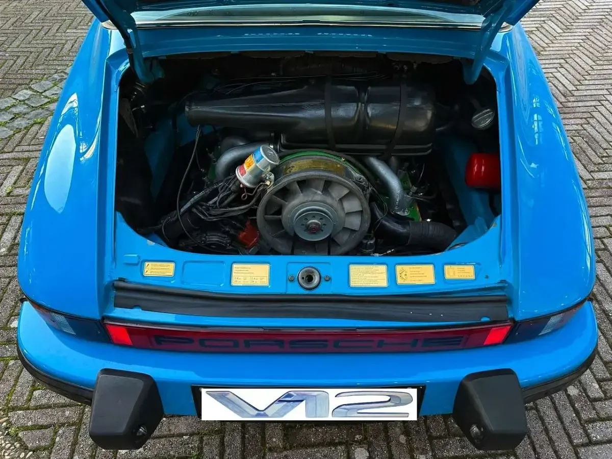 Usata Porsche 911 175 CV (128 kW) 1974 Blue mexico Cabrio