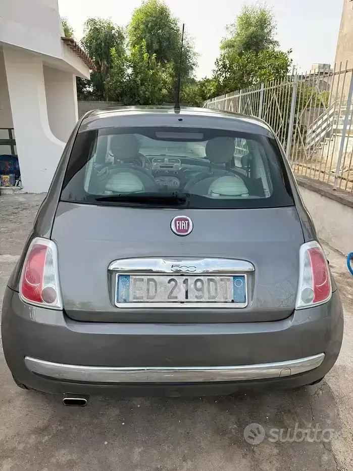 Usata Fiat 500 69 CV (50 kW) 2010 Grigio Berlina