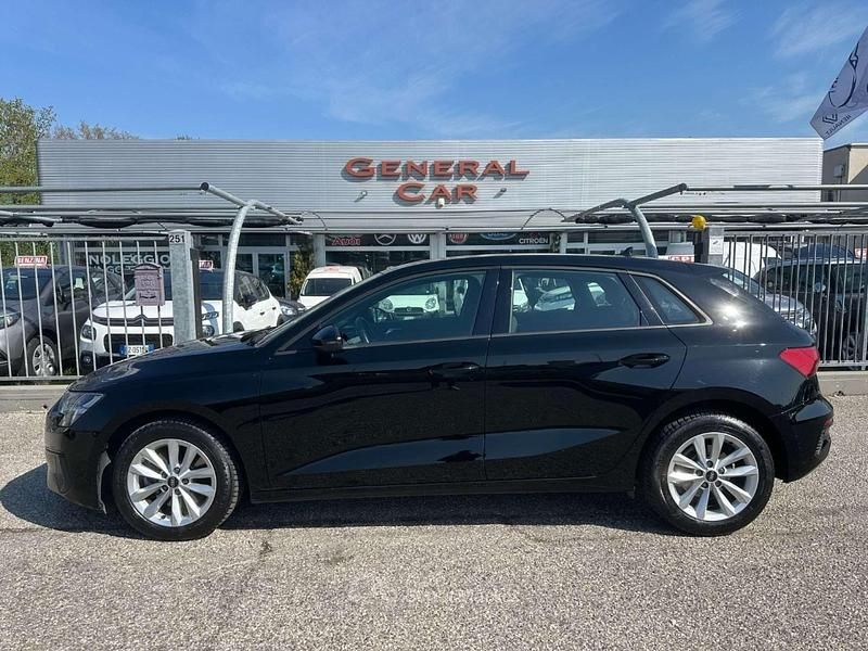 Usata Audi A3 Advanced 131 CV (96 kW) 2020 Nero Berlina