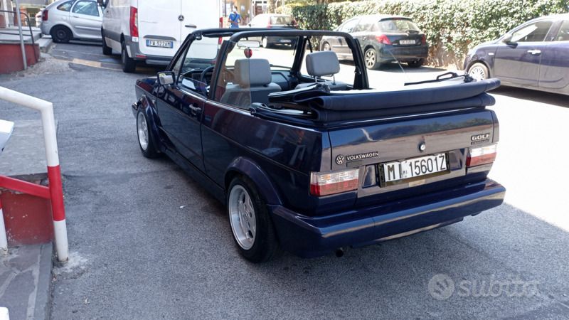 Blu Usata 1982 VW Golf Cabriolet Cabrio | 8500 € - Immagine 1/4