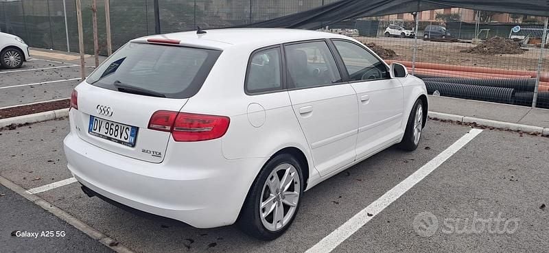 Usata Audi A3 Ambition 140 CV (102 kW) 2009 Bianco Berlina