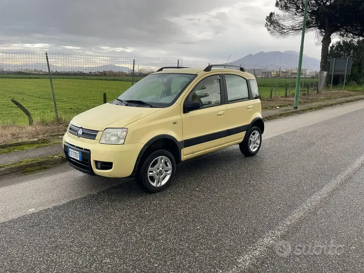 Usata Fiat Panda 4x4 69 CV (50 kW) 2006 Giallo Utilitaria