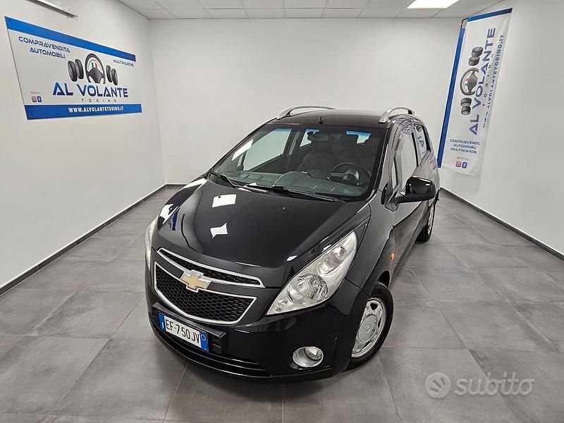 Usata Chevrolet Spark 68 CV (50 kW) 2010 Nero Utilitaria