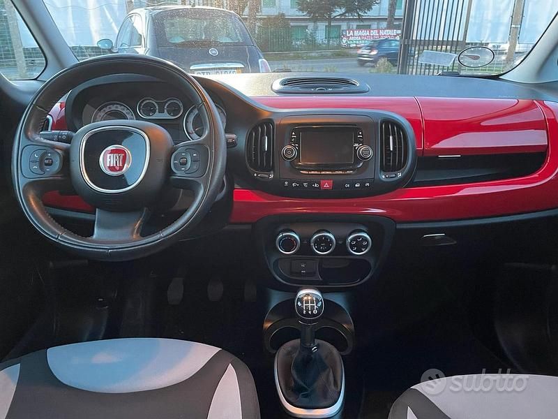 Usata Fiat 500L 85 CV (62 kW) 2013 Rosso Monovolume