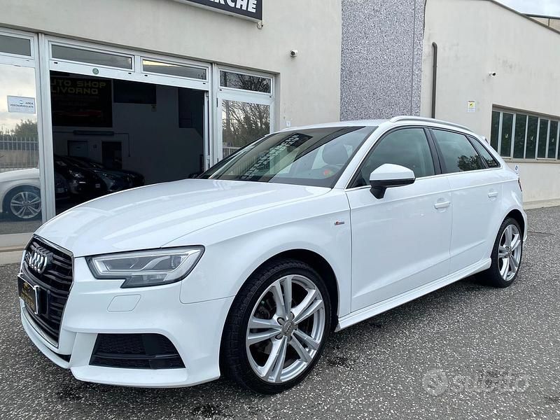 Usata Audi A3 Admired 184 CV (135 kW) 2019 Bianco Berlina