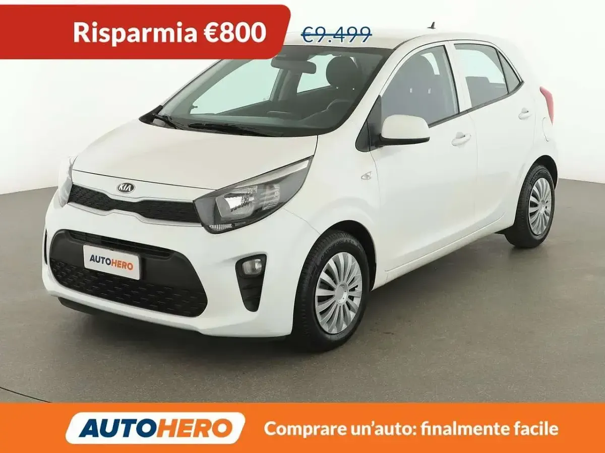 Usata Kia Picanto Active 67 CV (49 kW) 2019 Bianco Utilitaria