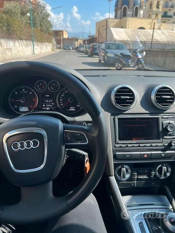 Usata Audi A3 S-Line 170 CV (125 kW) 2010 Bianco Utilitaria