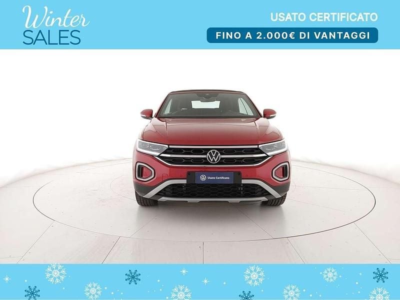 Usata VW T-Roc Cabriolet Style 150 CV (110 kW) 2023 Kings red metallizzato/black Cabrio