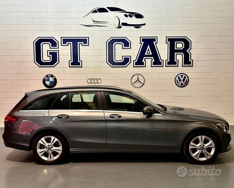 Usata Mercedes C200 Business 136 CV (100 kW) 2017 Grigio Station wagon