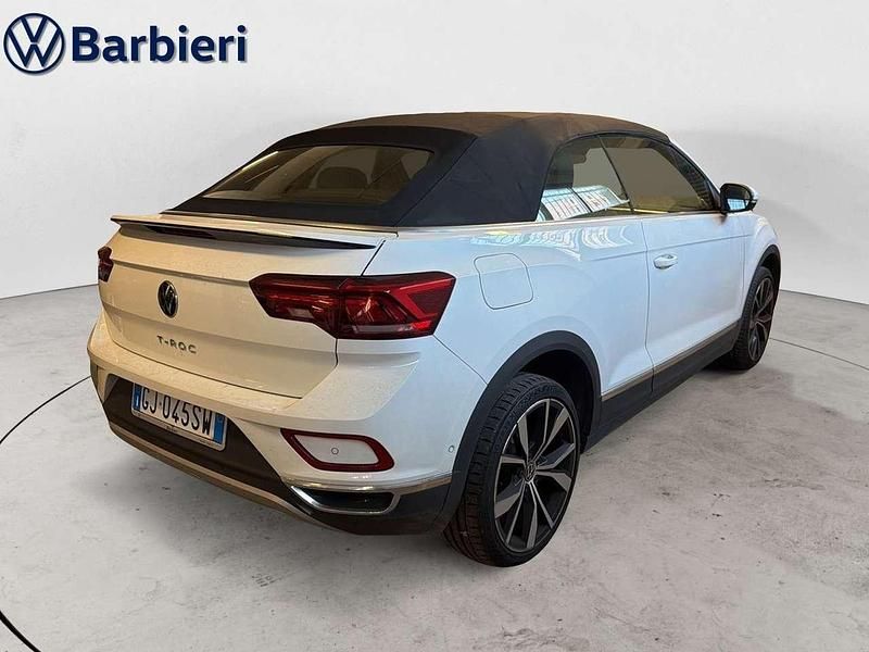 Usata VW T-Roc Cabriolet Style 110 CV (80 kW) 2022 Bianco Cabrio