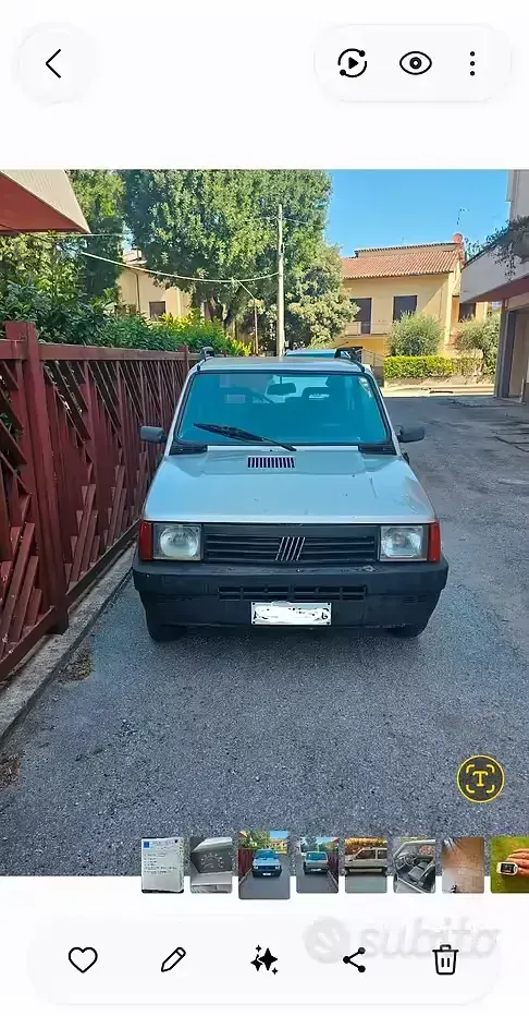 Usata Fiat Panda 39 CV (28 kW) 1997 Grigio Utilitaria