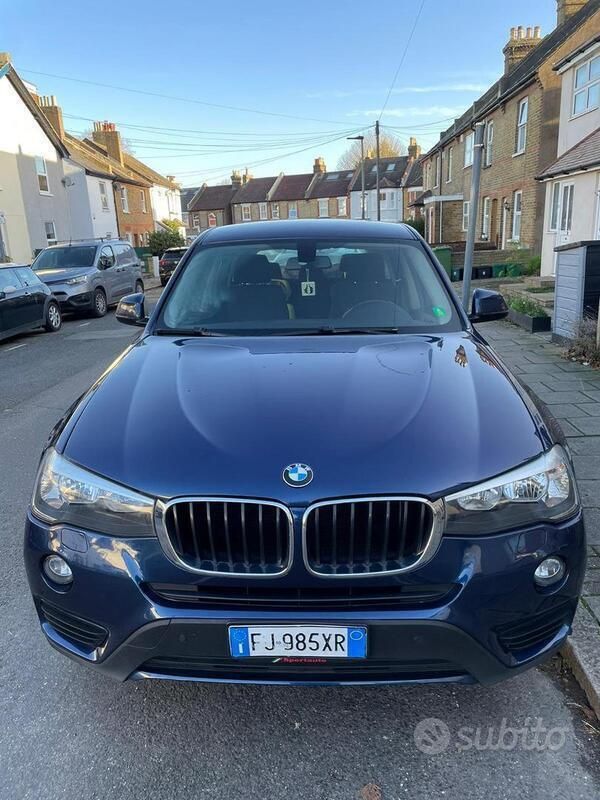 Usata BMW X3 150 CV (110 kW) 2017 Blu SUV