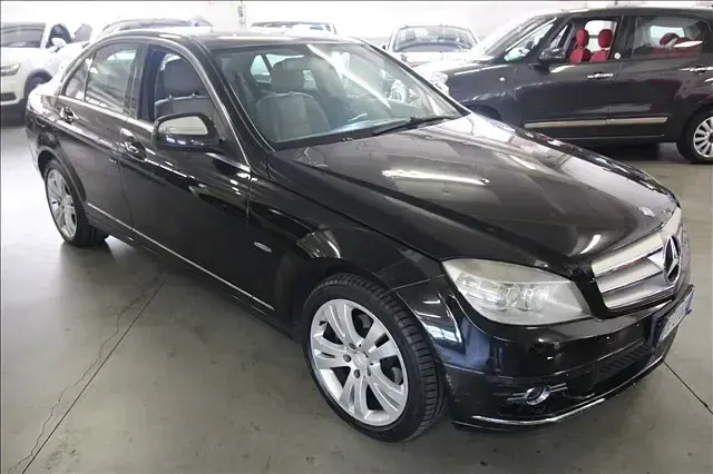 Usata Mercedes C200 Avantgarde 184 CV (135 kW) 2007 Nero Berlina