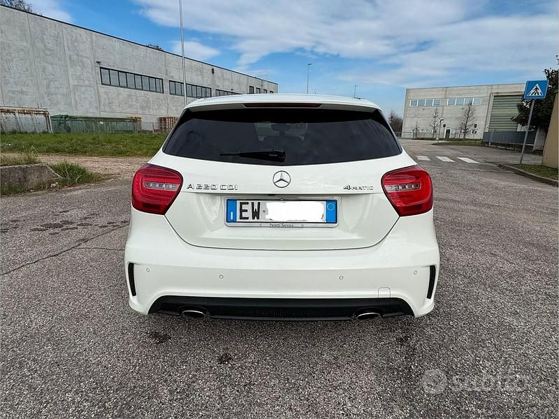 Usata Mercedes A220 Premium 170 CV (125 kW) 2014 Bianco Berlina