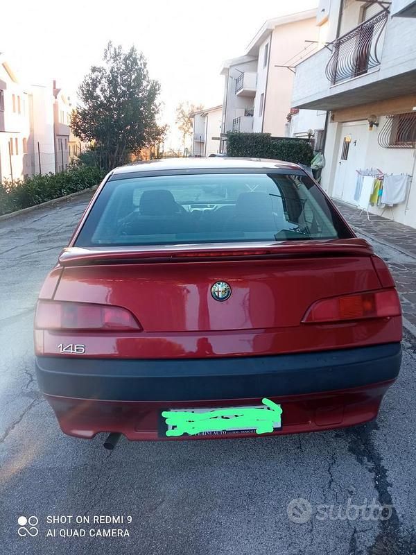 Rosso Usata 1997 Alfa Romeo 146 Due volumi | 3500 € - Immagine 1/4