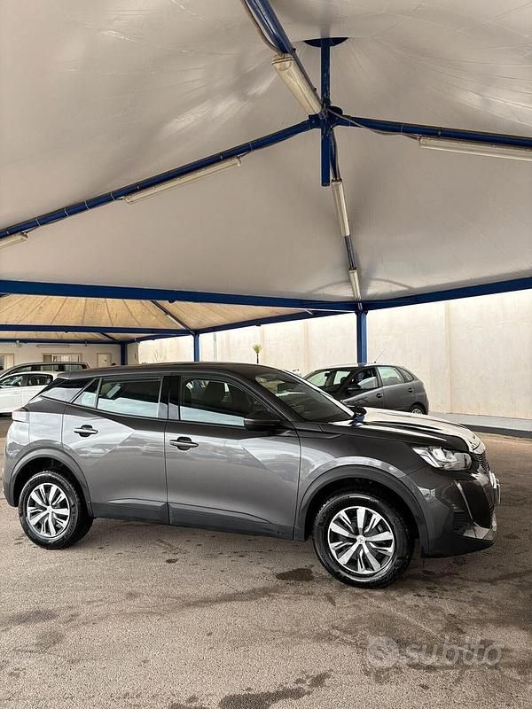 Usata Peugeot 2008 Active 110 CV (80 kW) 2021 Grigio SUV