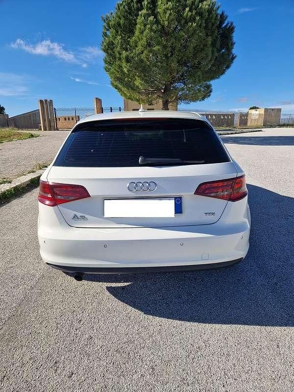 Usata Audi A3 Ambition 110 CV (80 kW) 2014 Bianco Berlina