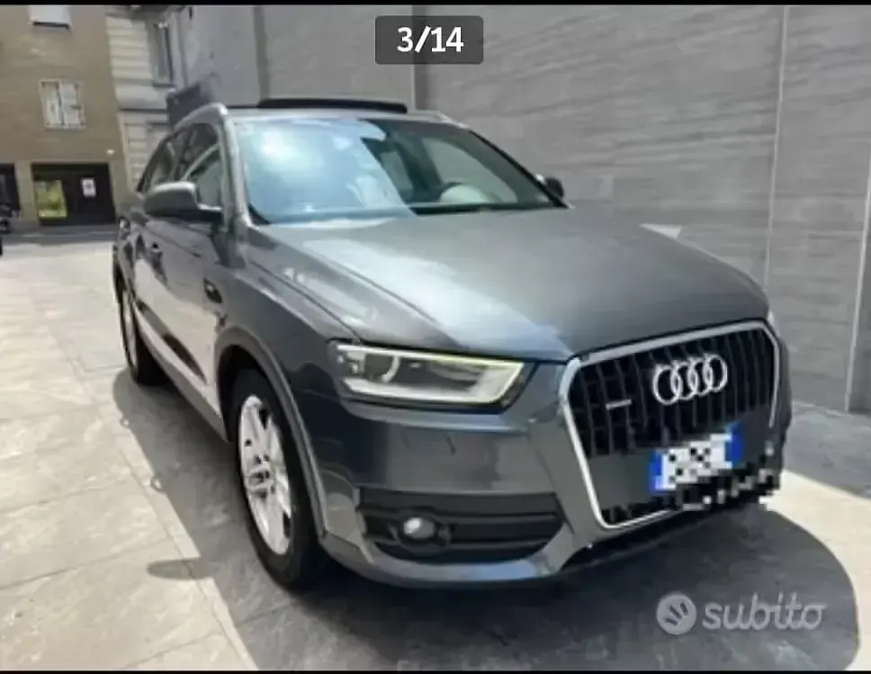Usata Audi Q3 140 CV (102 kW) 2014 Grigio SUV