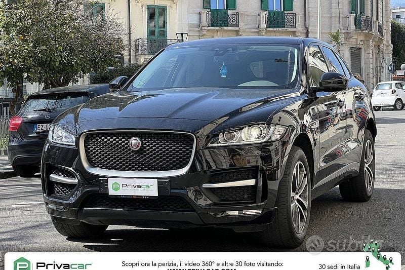 Usata Jaguar F-Pace R-Sport 180 CV (132 kW) 2018 Nero SUV