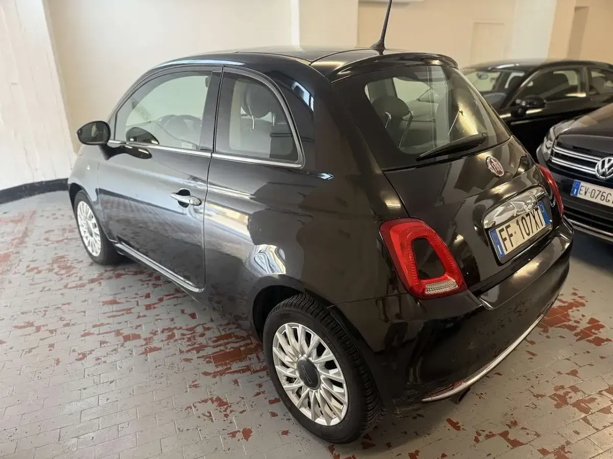 Usata Fiat 500 Lounge 69 CV (50 kW) 2016 Nero Utilitaria